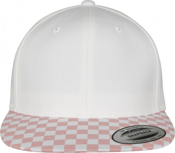 6089CB Checker Board Yupoong Snap Back Cap
