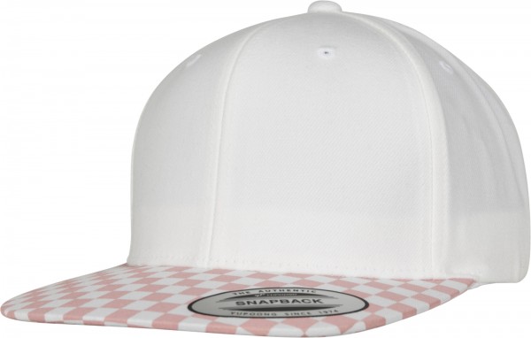 6089CB Checker Board Yupoong Snap Back Cap